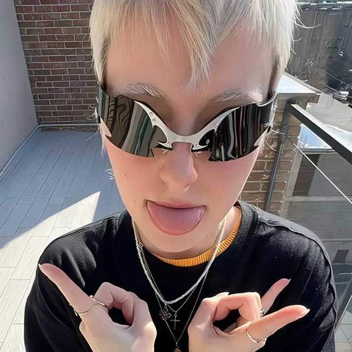 Ladies futuristic sports sunglasses Kalsten
