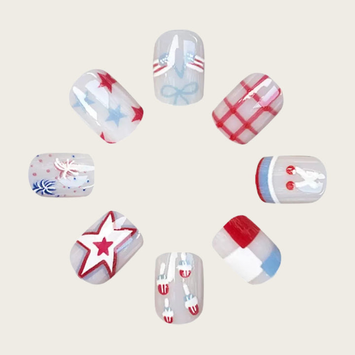 Creative nail art with summer motifs Kalsten