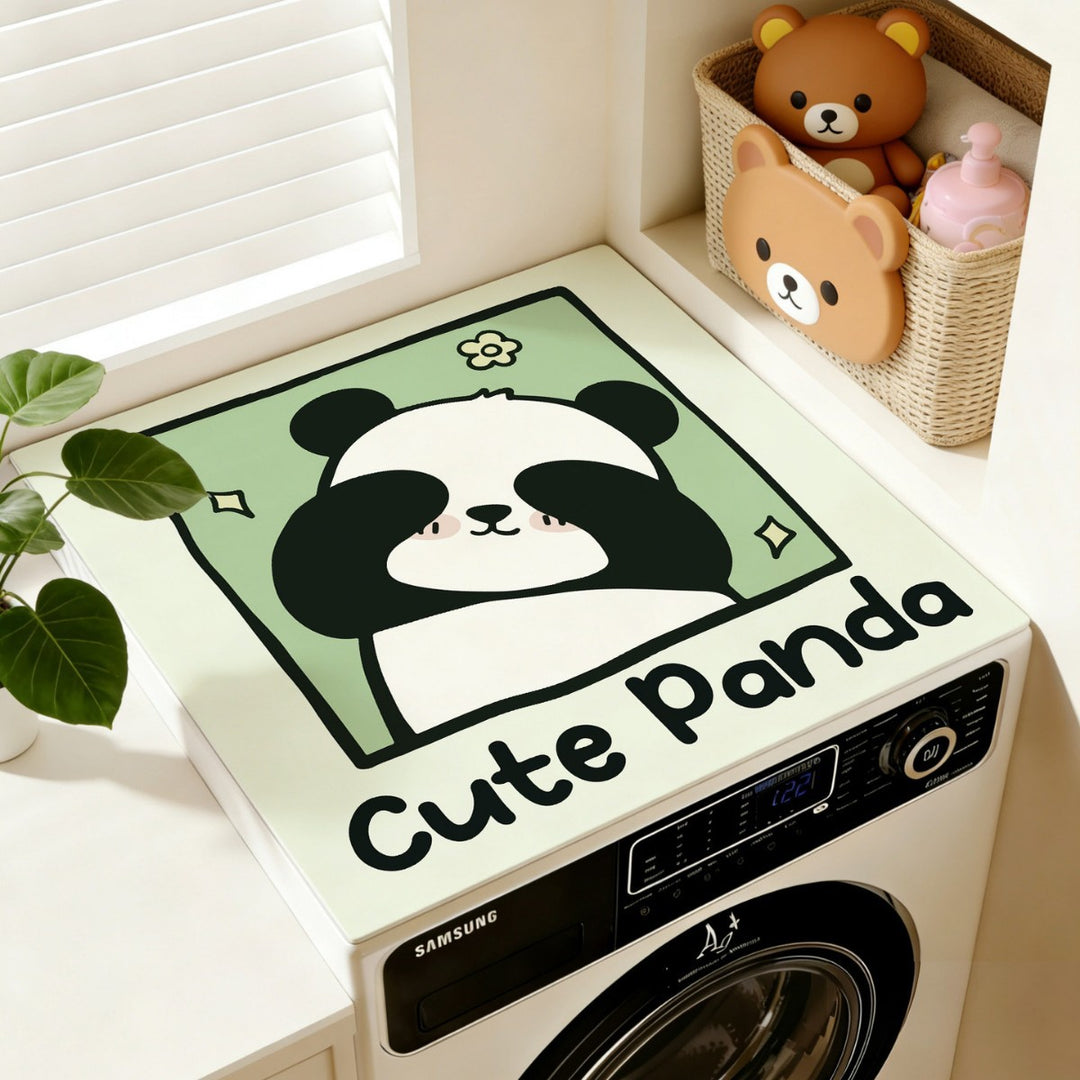 Cartoon Cat-Themed Laundry Table Cover