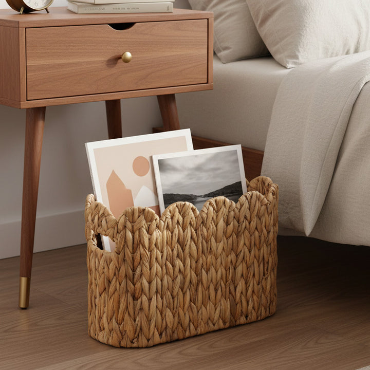 Handwoven Natural Fiber Storage Organizer Kalsten
