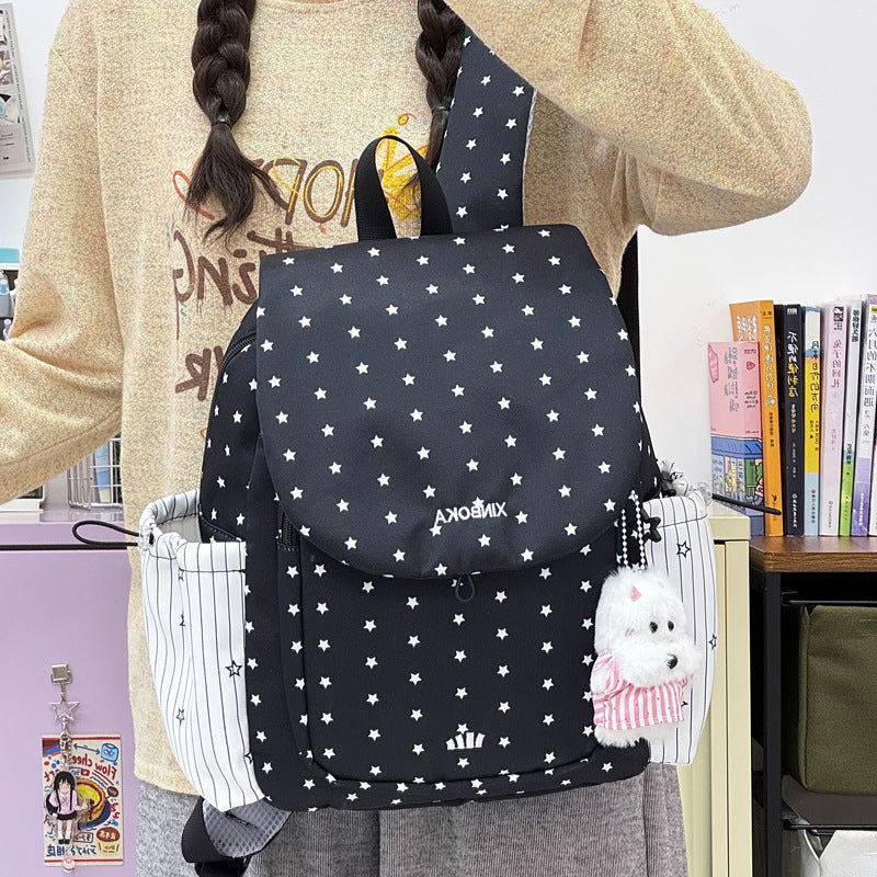 Stylish Star-Embellished Backpack Kalsten 1791205579