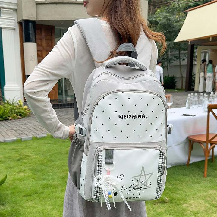 Trendy Polka Dot Backpack Kalsten 1791204846