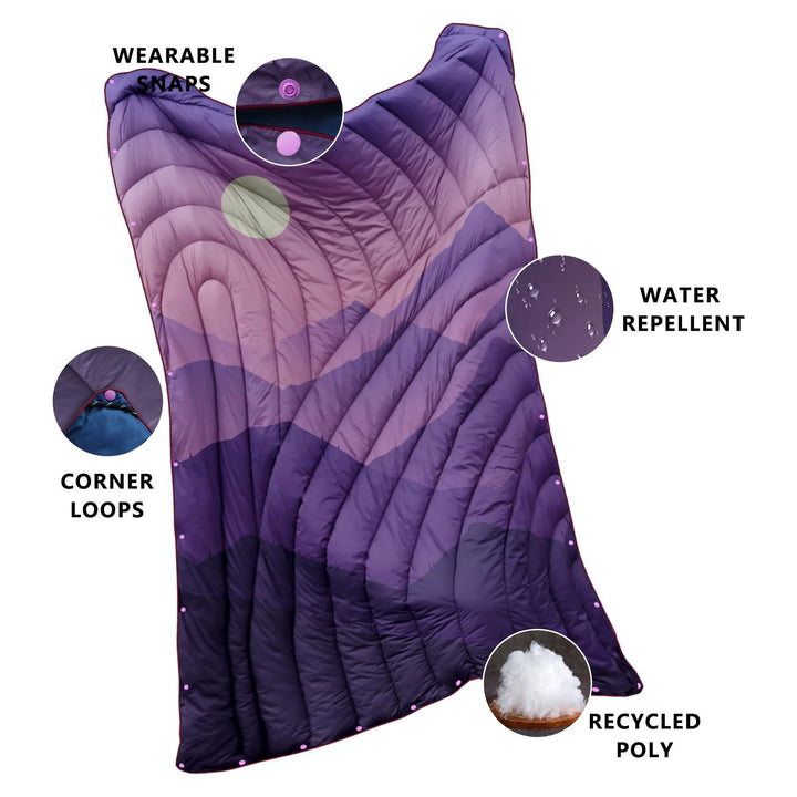 Unisex Travel Blanket with Thermal Insulating Filling Kalsten