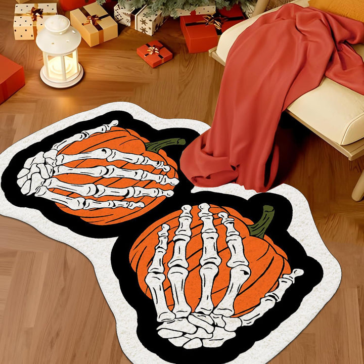 Artistic Skull-Themed Area Rug Kalsten