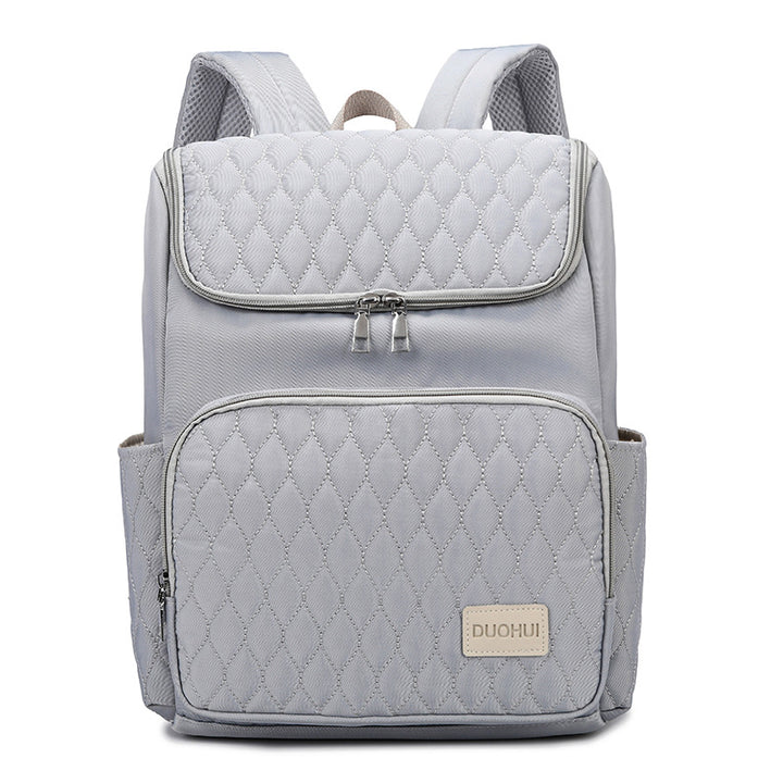Quilted Multi-Pocket Backpack Kalsten