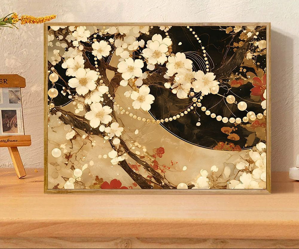 Floral-Themed Decorative Art Print Kalsten