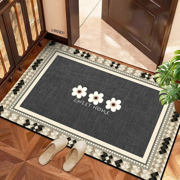 Playful Dog-Themed Indoor Welcome Mat