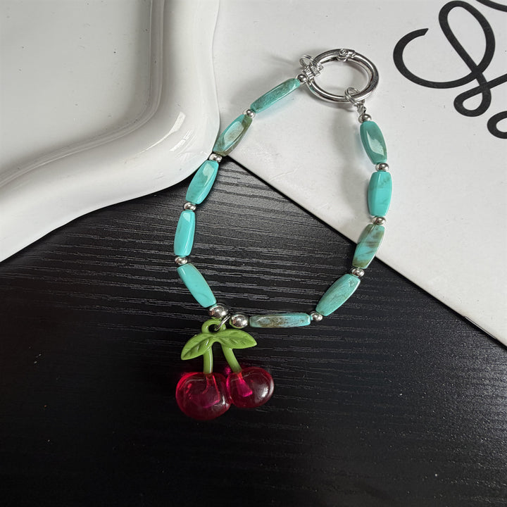 Charming Cherry Pendant Bracelet Kalsten