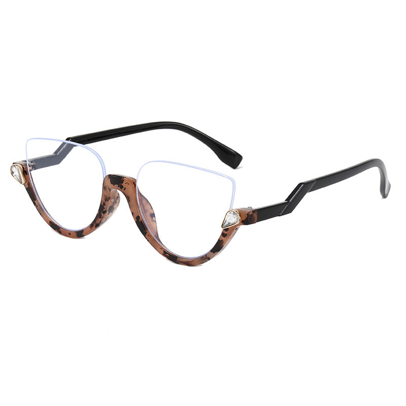 Ladies Cat-Eye Sunglasses with Glamorous Stone Accents Kalsten