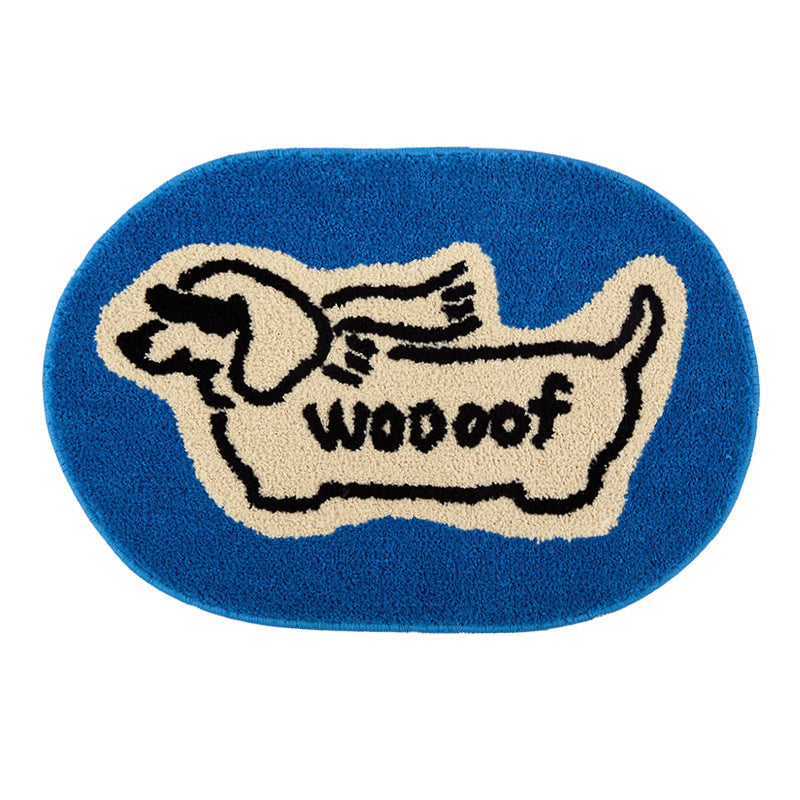 Playful Animal-Themed Bath Mat Kalsten