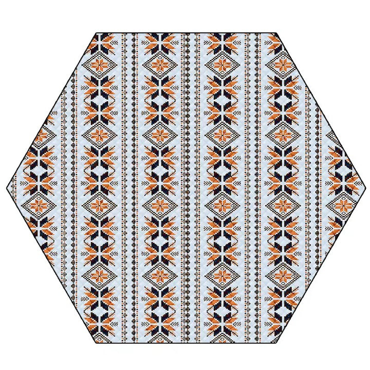 Hexagonal Pattern Picnic Blanket Kalsten