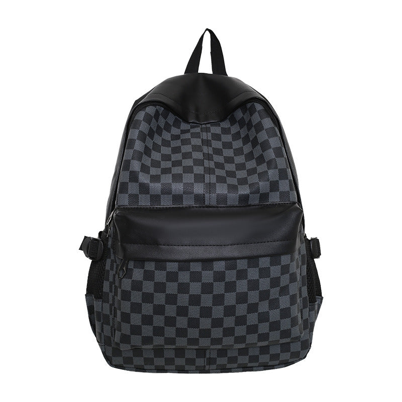 Stylish Checked Pattern Backpack Kalsten
