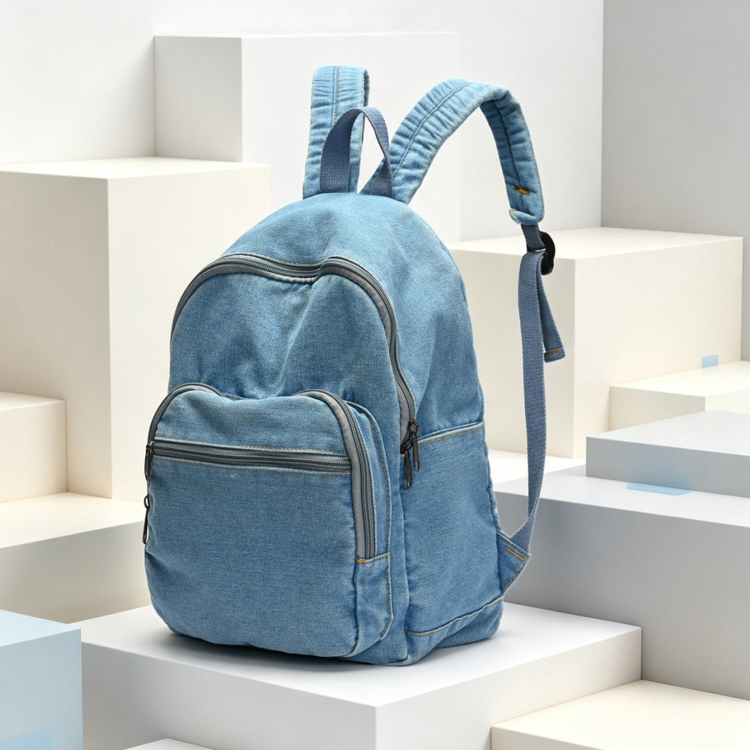 Casual Denim Backpack Kalsten