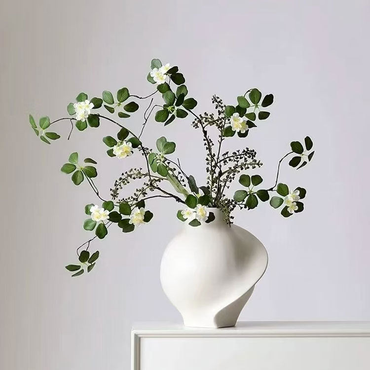 Artistic Curvilinear Decorative Vase