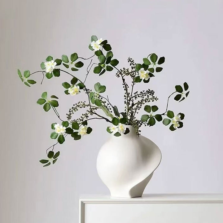 Artistic Curvilinear Decorative Vase