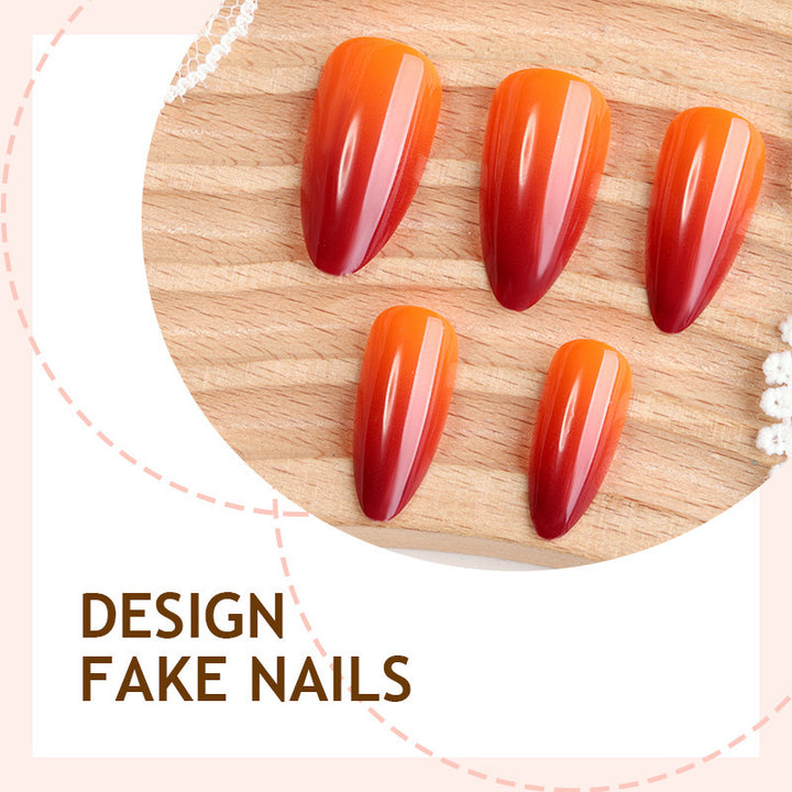 Artificial Nail Set with Ombre Effect Kalsten