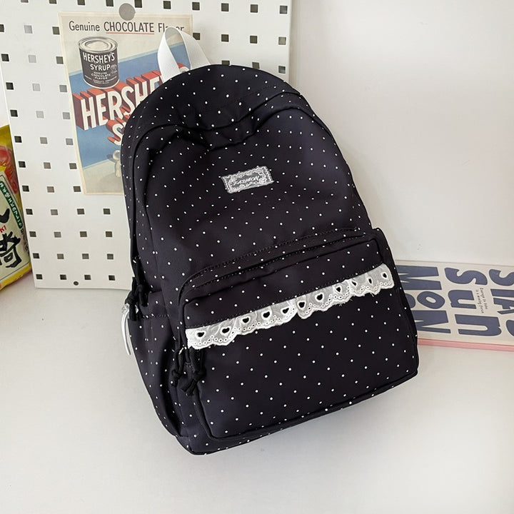 Cute Decorative Polka Dot Backpack Kalsten