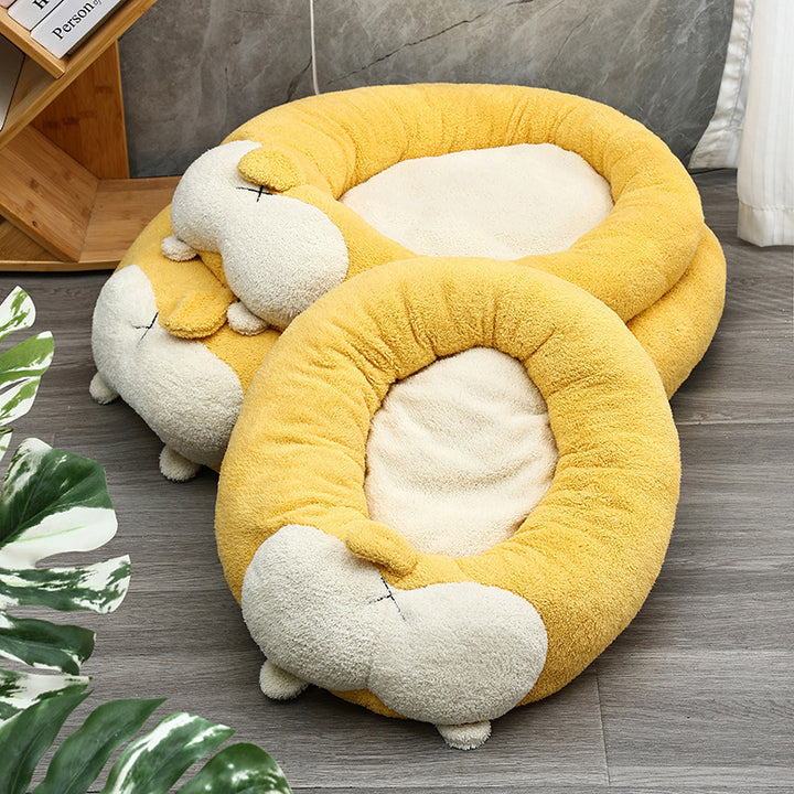 Cozy Plush Dog Bed