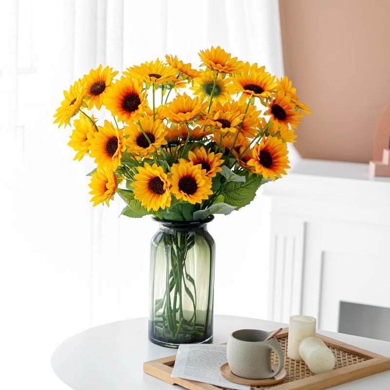 Realistic Sunflower Flower Stem