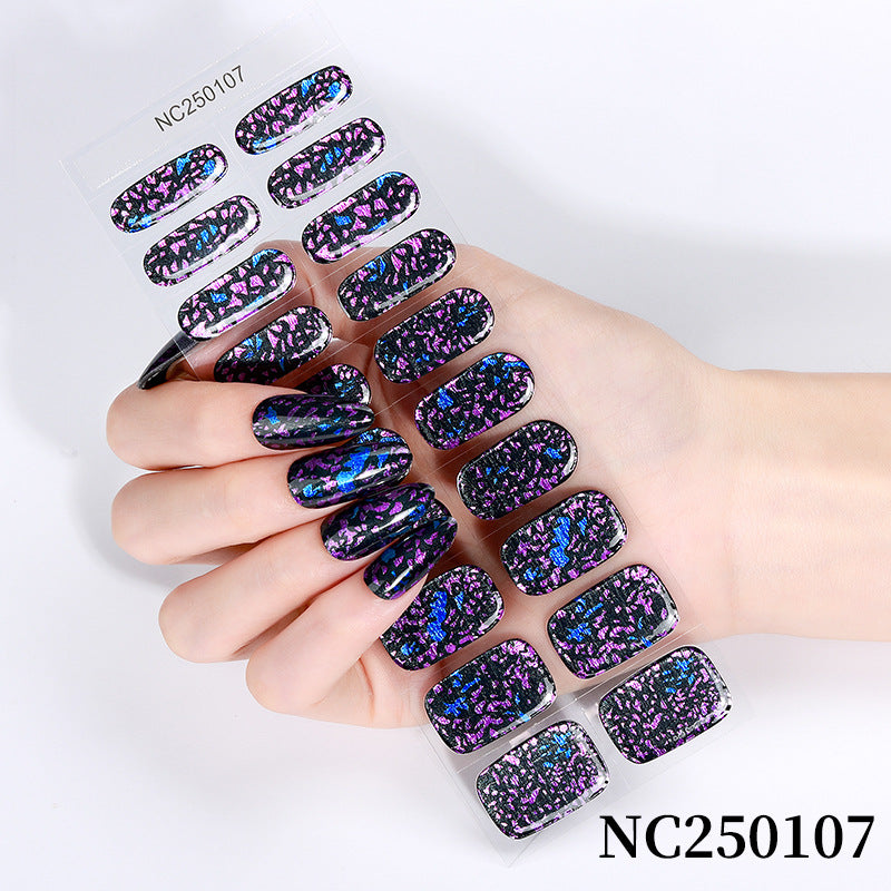 Glitter-Finish Nail Wraps