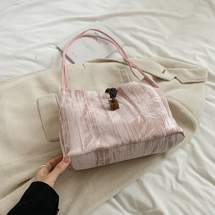 Chic Textured Handheld Tote Bag Kalsten