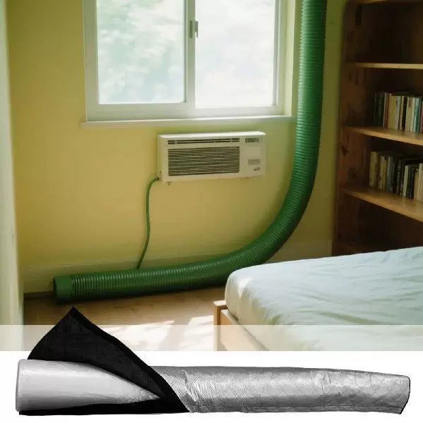 Unisex one size flexible insulated refrigerant line cover with reflective thermal insulation layer Kalsten