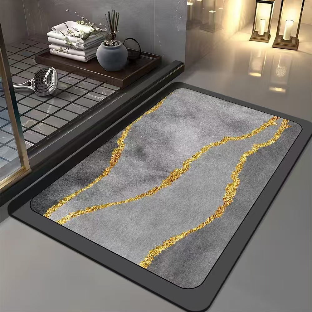 Geometric Patterned Bath Mat