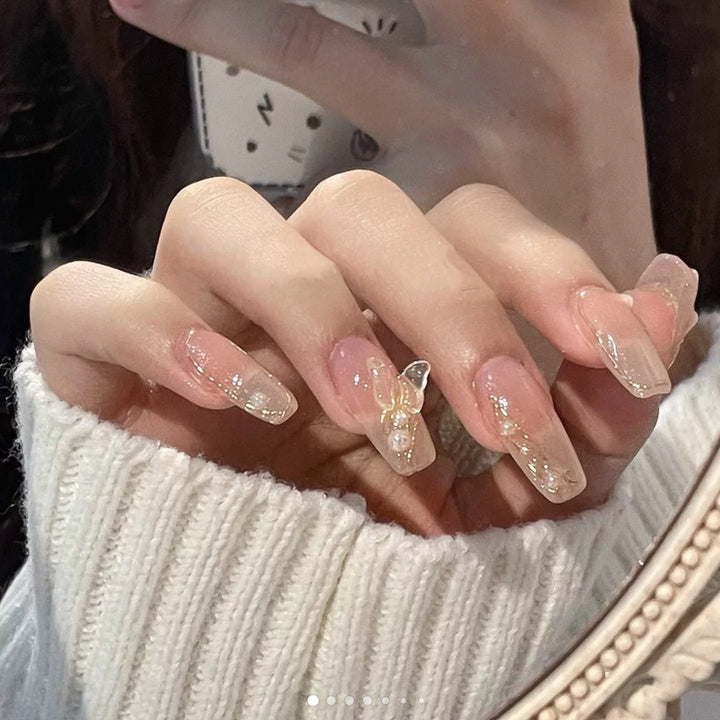 Elegant Decorative Nail Art Extensions
