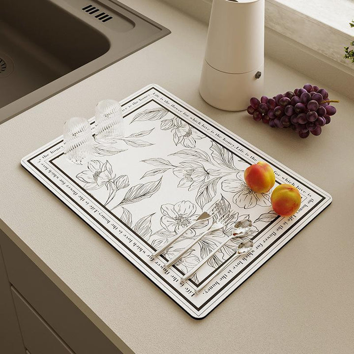 Elegant Floral Dining Table Mat Kalsten