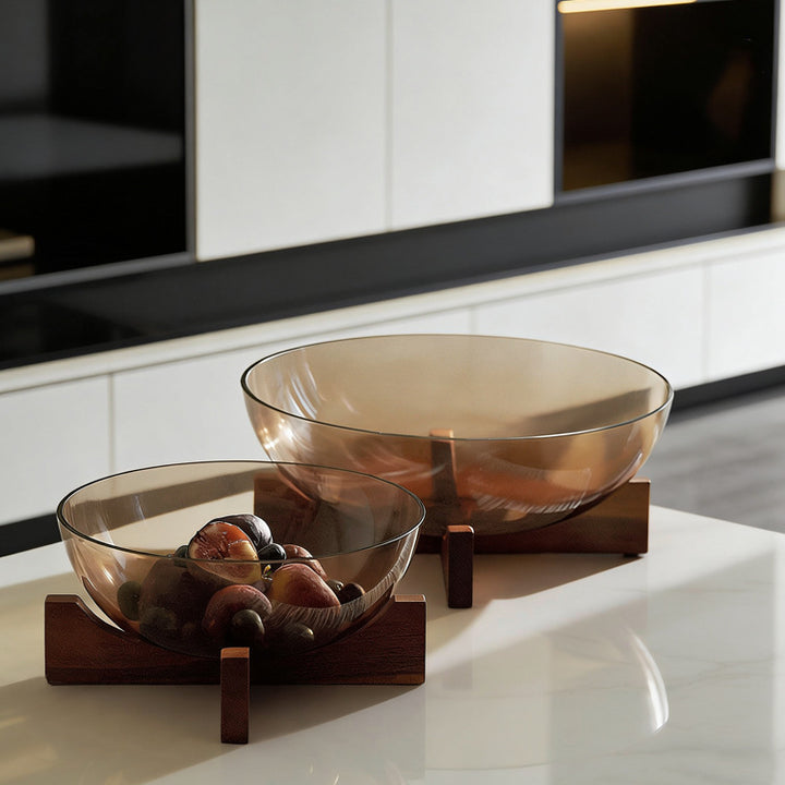 Modern Decorative Glass Serving Bowl