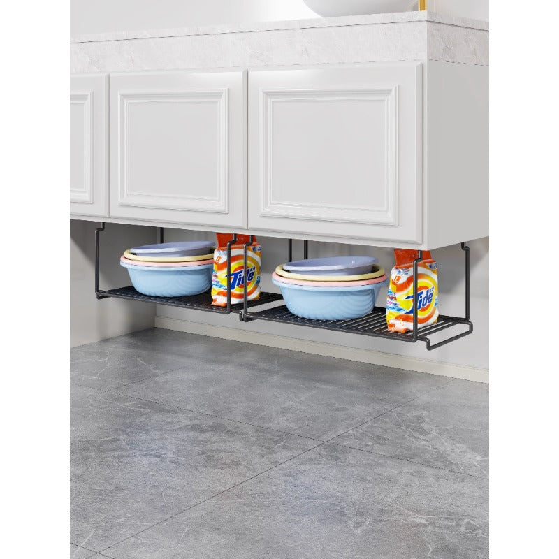 Under-Cabinet Hanging Sliding Wire Storage Shelf