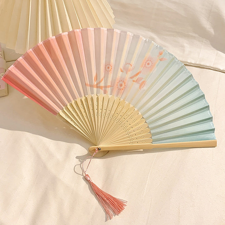 Hand fan made of high-quality paper and bamboo Kalsten