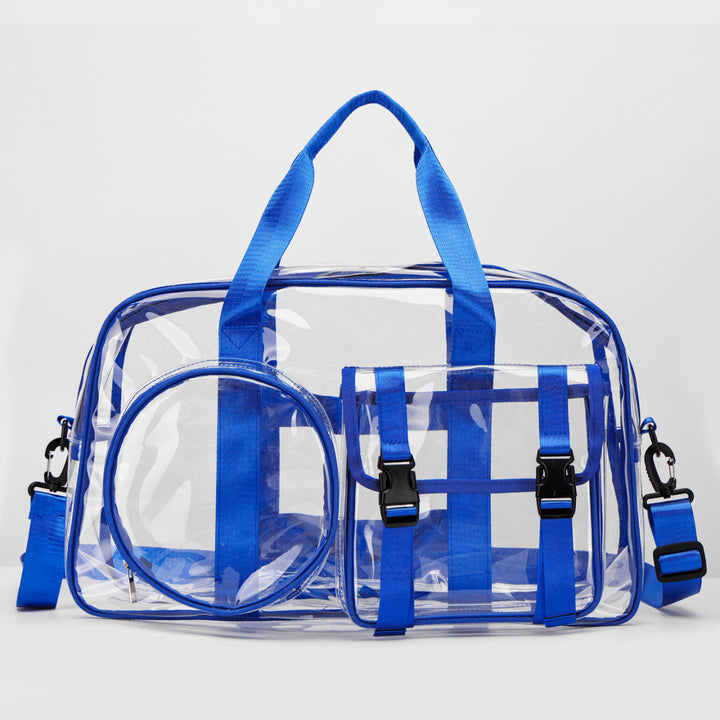 Transparent sports and travel bag with practical compartments Kalsten