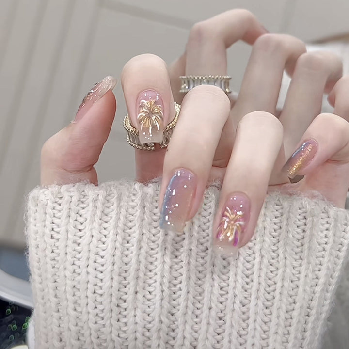 Decorative Press-On Nail Art Set Kalsten