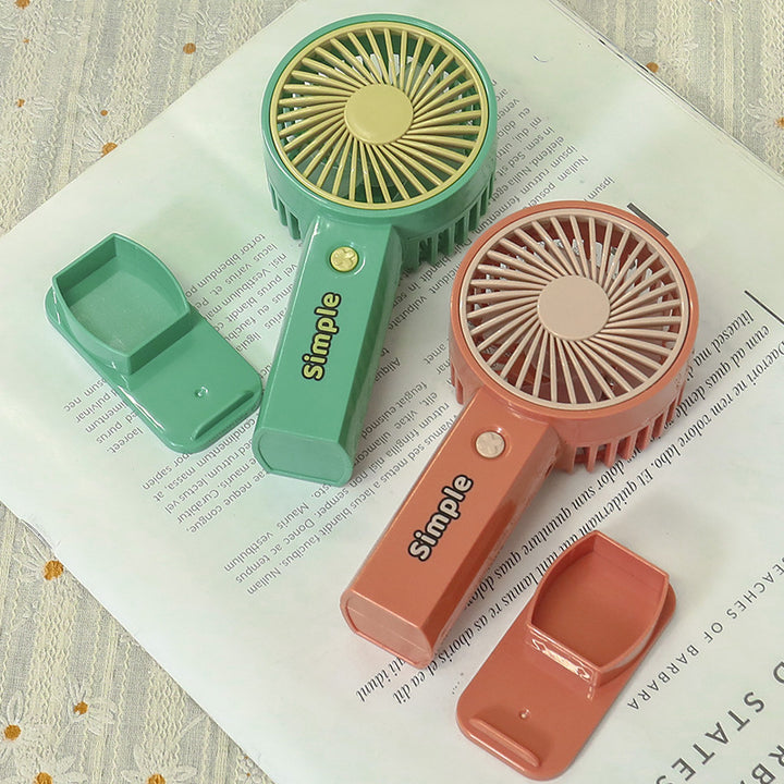 Ladies portable hand fan with variable speed control and ergonomic design Kalsten
