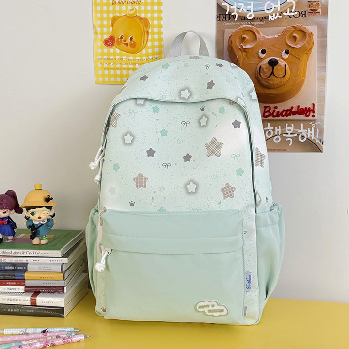 Fun Decorative Star-Patterned Backpack Kalsten