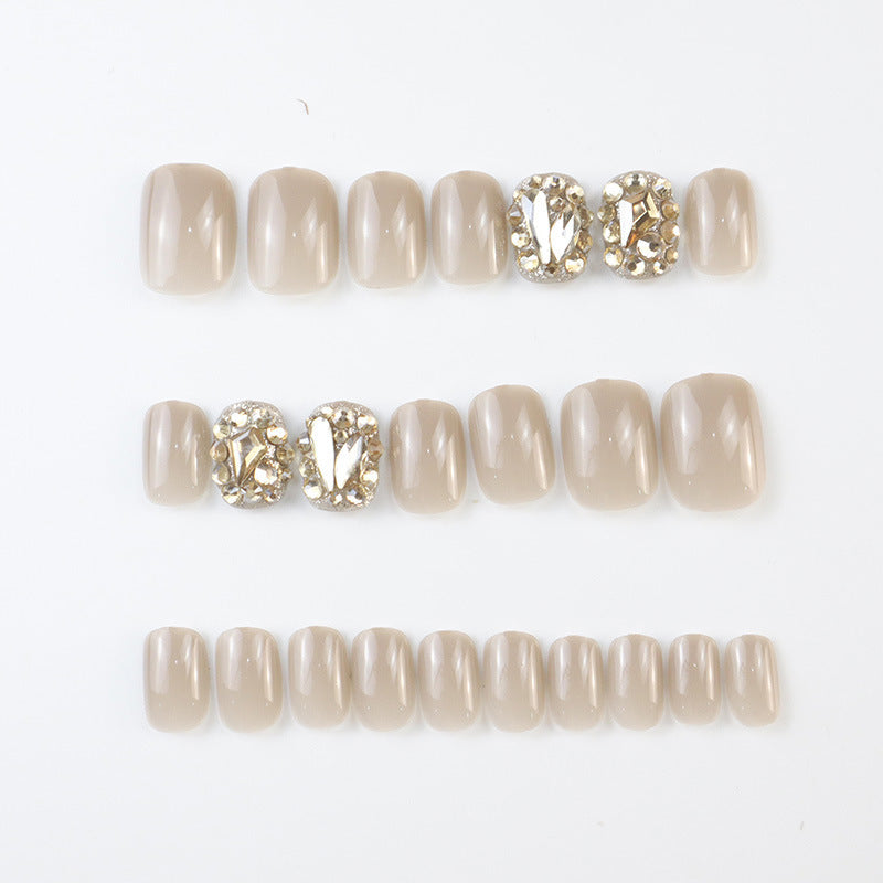 Decorative Rhinestone Press-On Nail Kit
