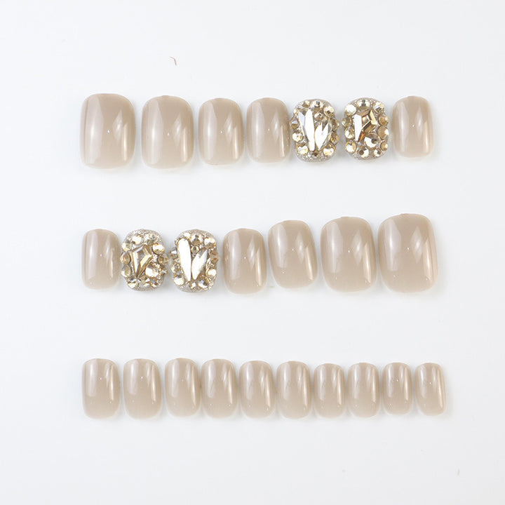 Decorative Rhinestone Press-On Nail Kit