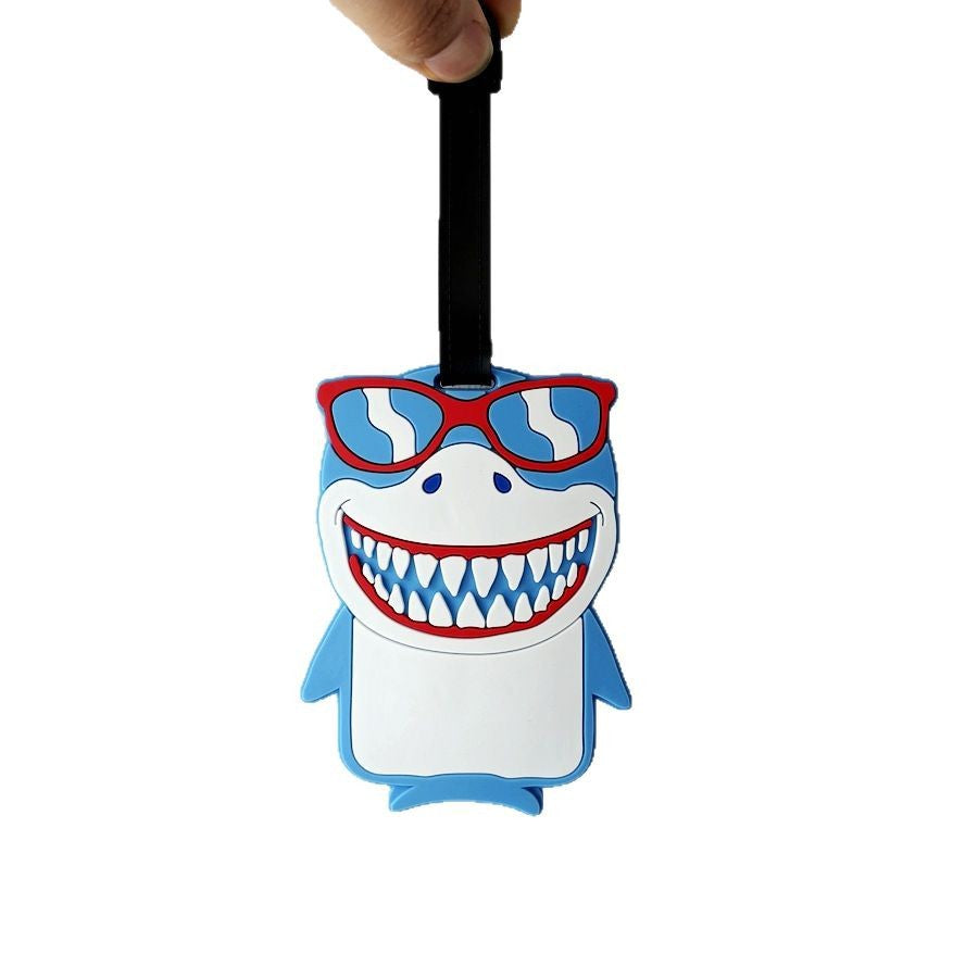 Shark-Themed Luggage Tag Kalsten