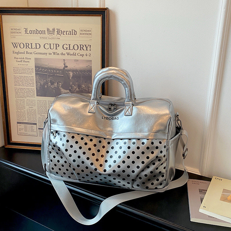 Stylish Polka Dot Travel Duffel Bag Kalsten