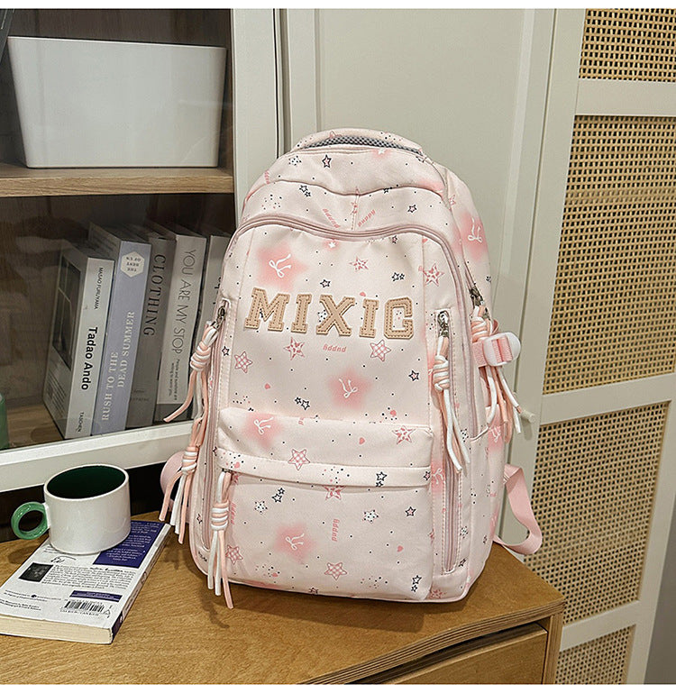 Trendy Illustrated Graphic Backpack Kalsten