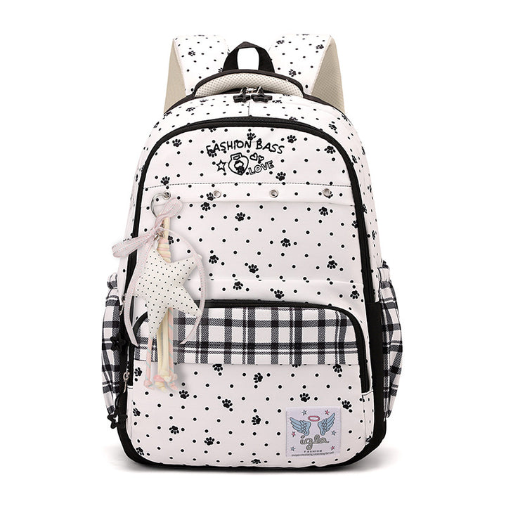 Decorative Floral Print Backpack Kalsten