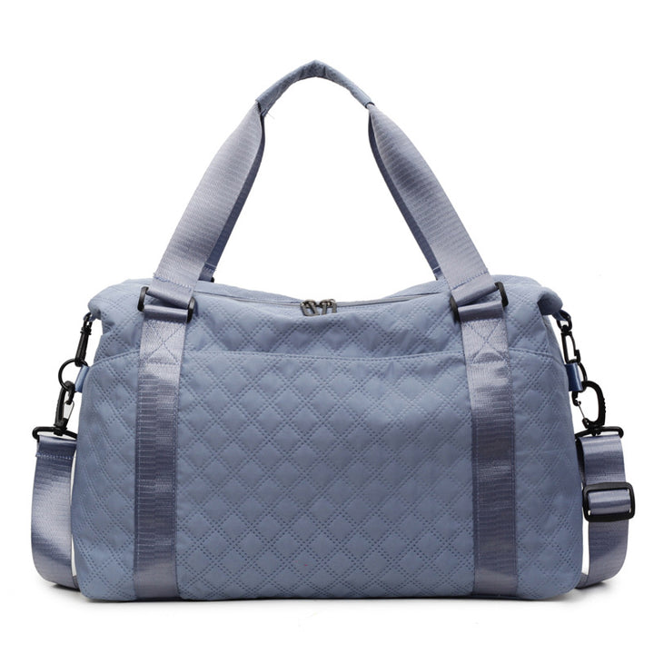 Quilted Fabric Travel Duffle Bag Kalsten