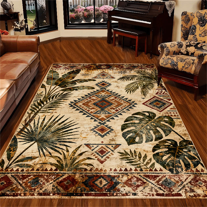 Vintage-Inspired Botanical Area Rug