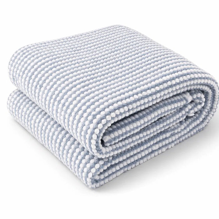 Women Cozy Textured Blanket with Alternating Pattern Kalsten