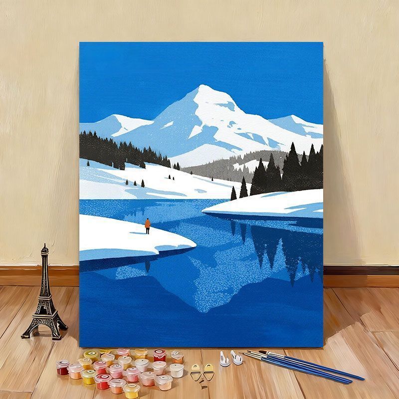 Scenic Mountain Canvas Art Kit Kalsten