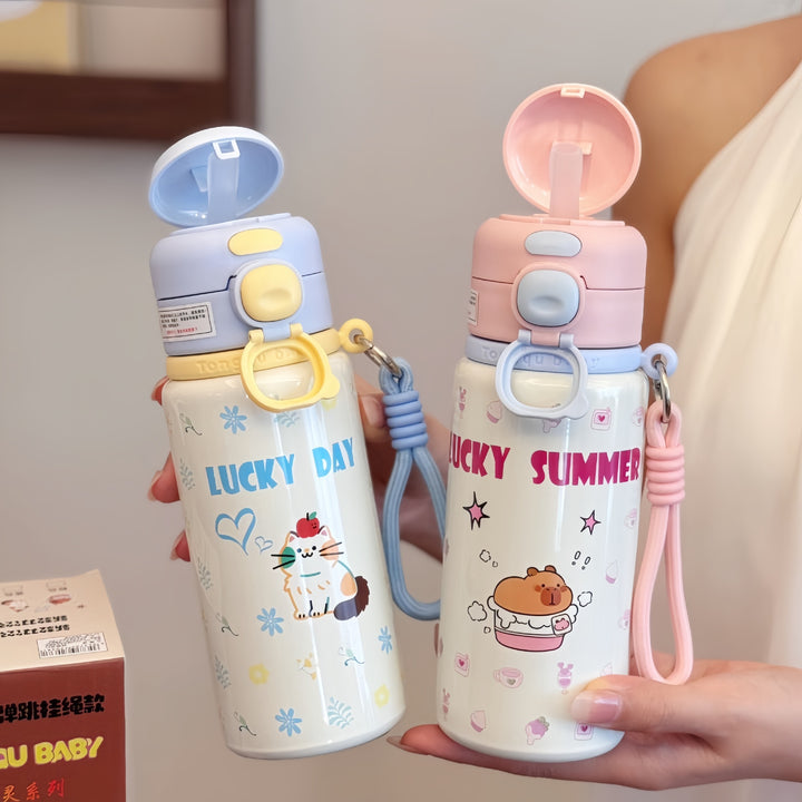 Insulated drinking bottle with fresh strawberry design Kalsten