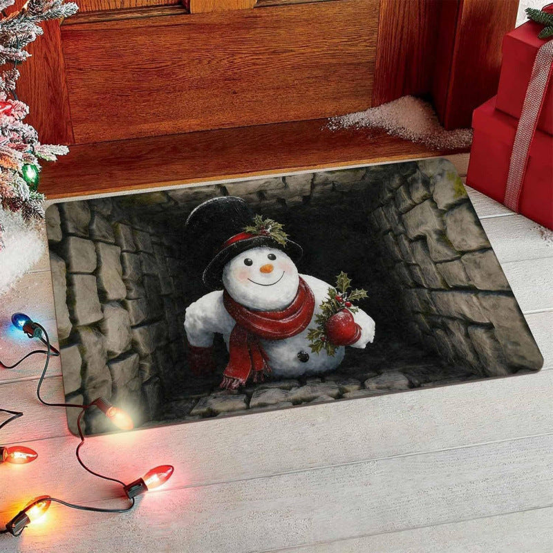 Christmas-Themed Decorative Door Mat