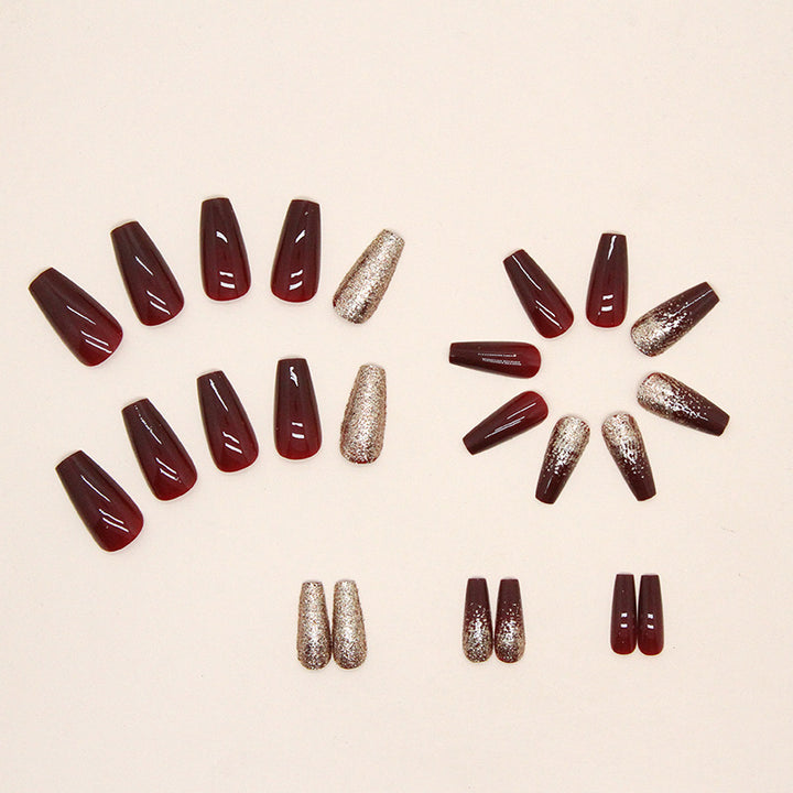 Elegant Glittering Nail Art Design Kalsten