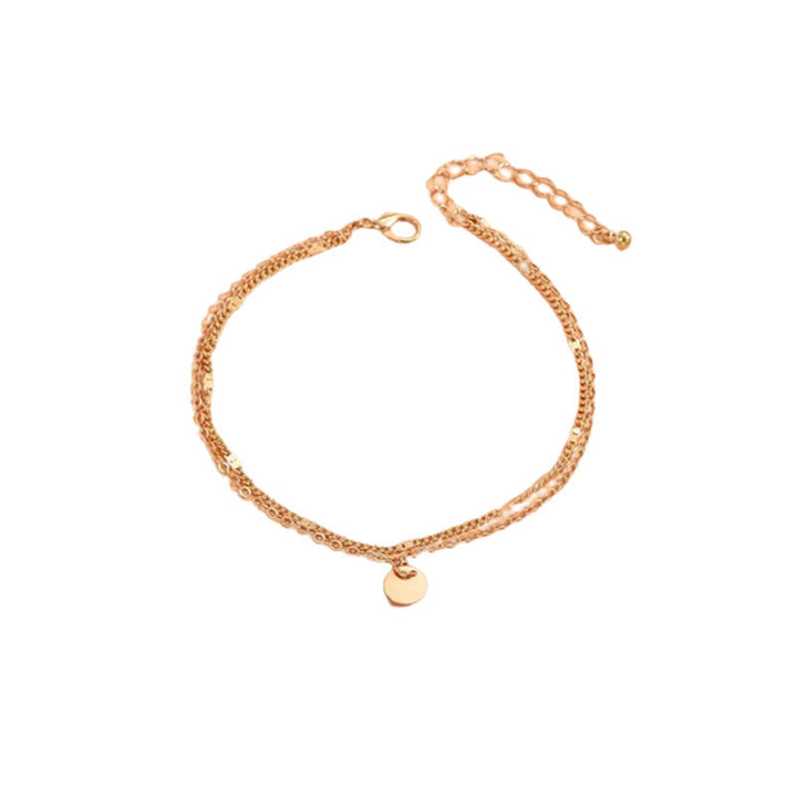 Gold Layered Charm Anklet Kalsten